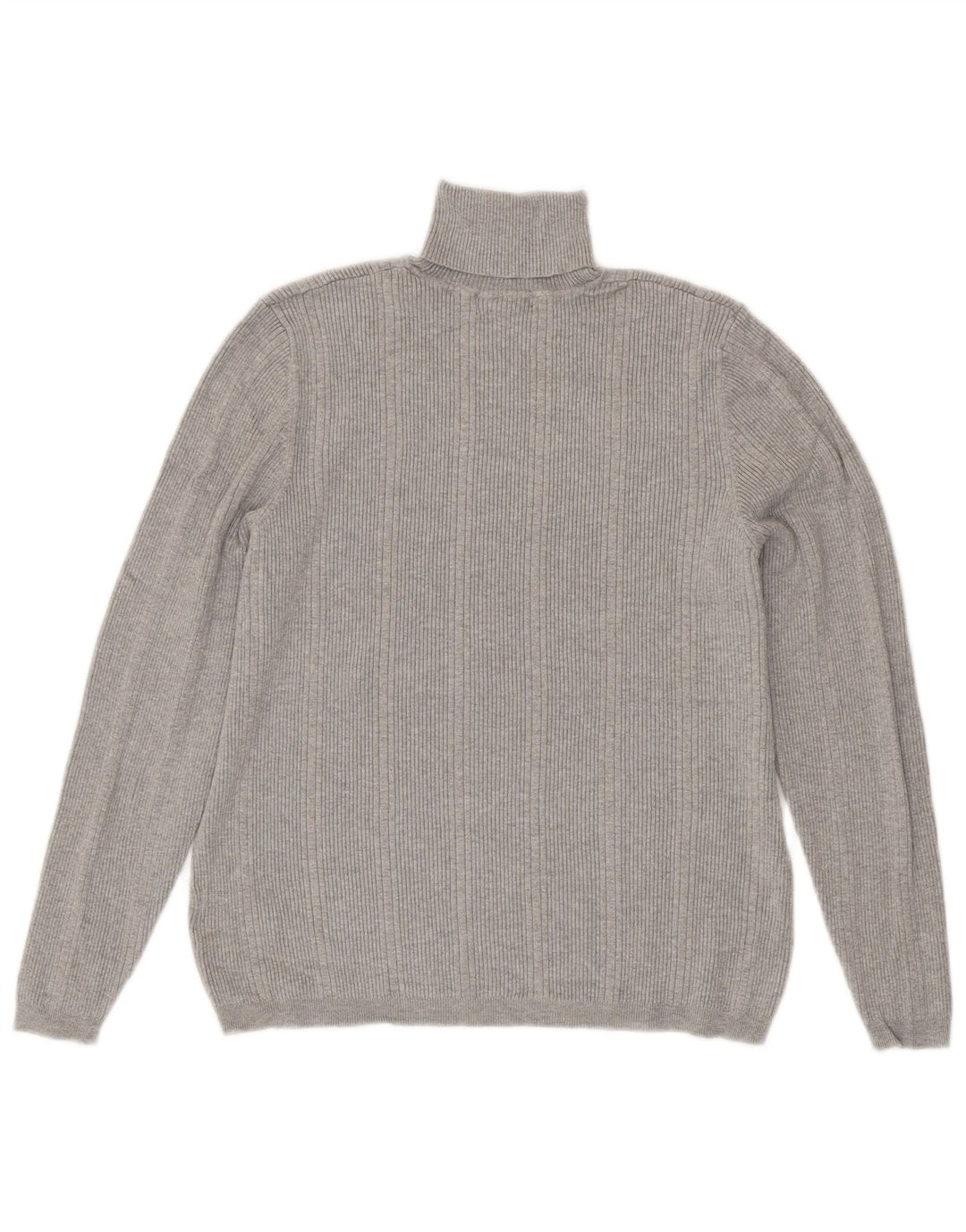 Suéter feminino Marks & Spencer com gola redonda Reino Unido 18 XL Viscose cinza
