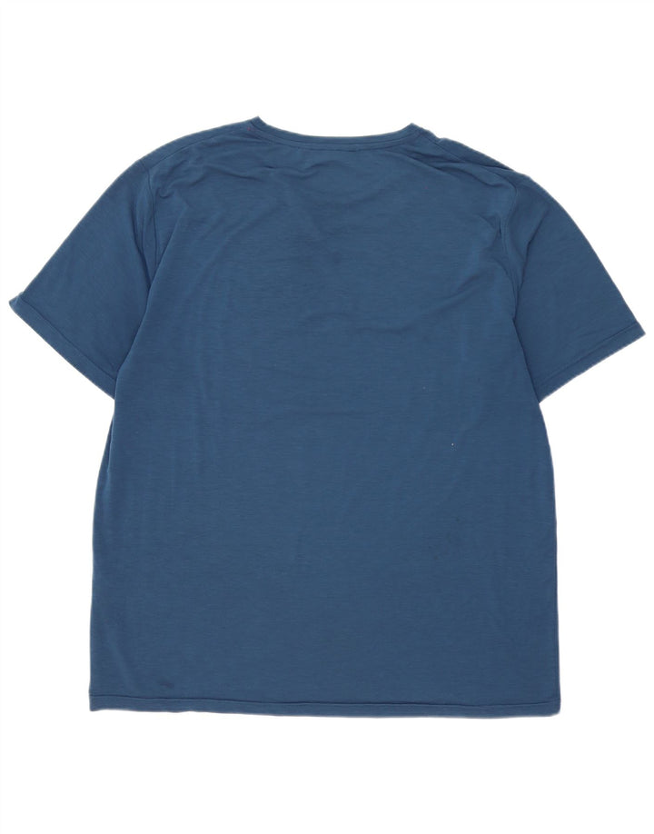 Camiseta masculina Rohan grande poliéster azul marinho