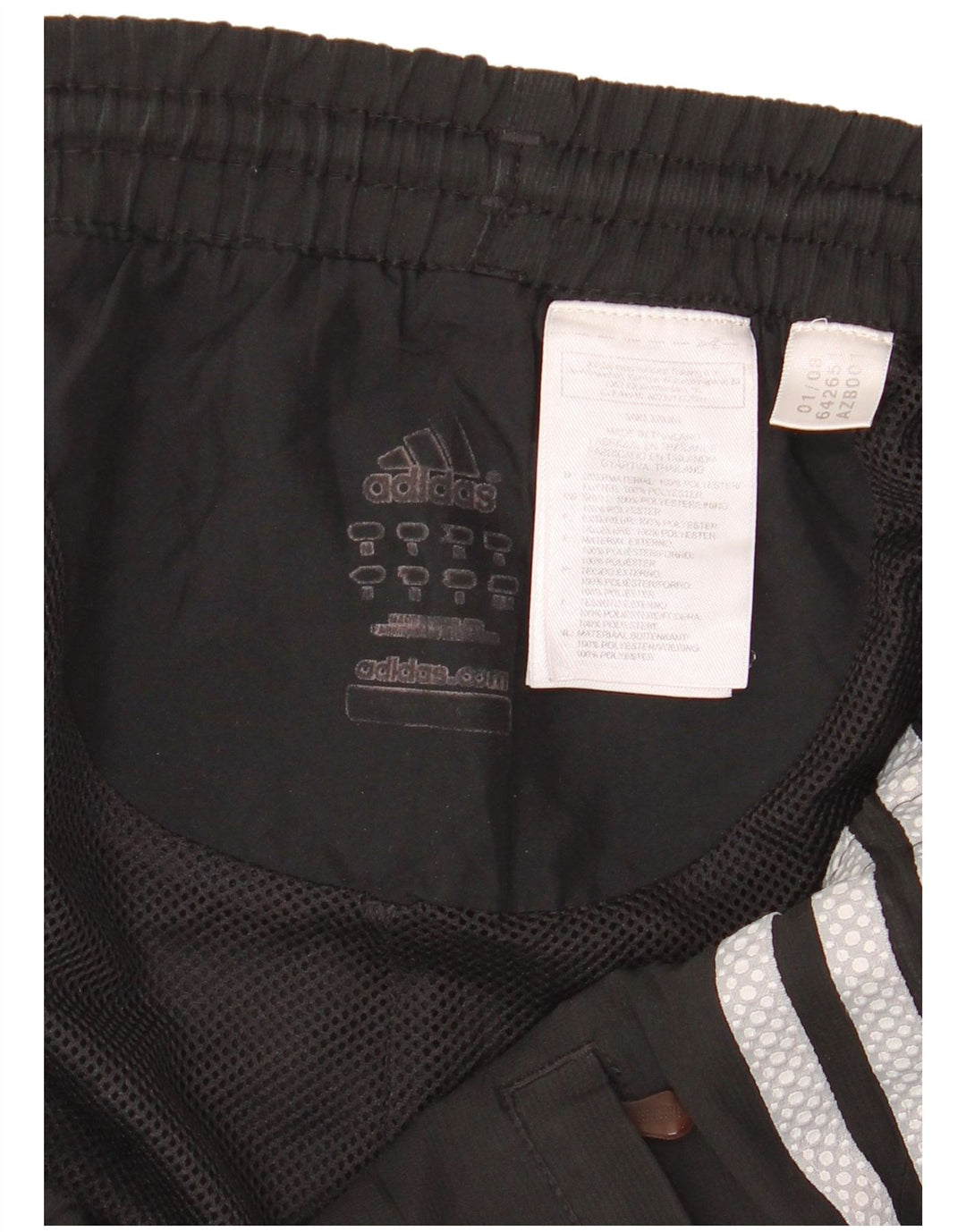 Adidas Mens Treino Calças Joggers Médio Poliéster Preto