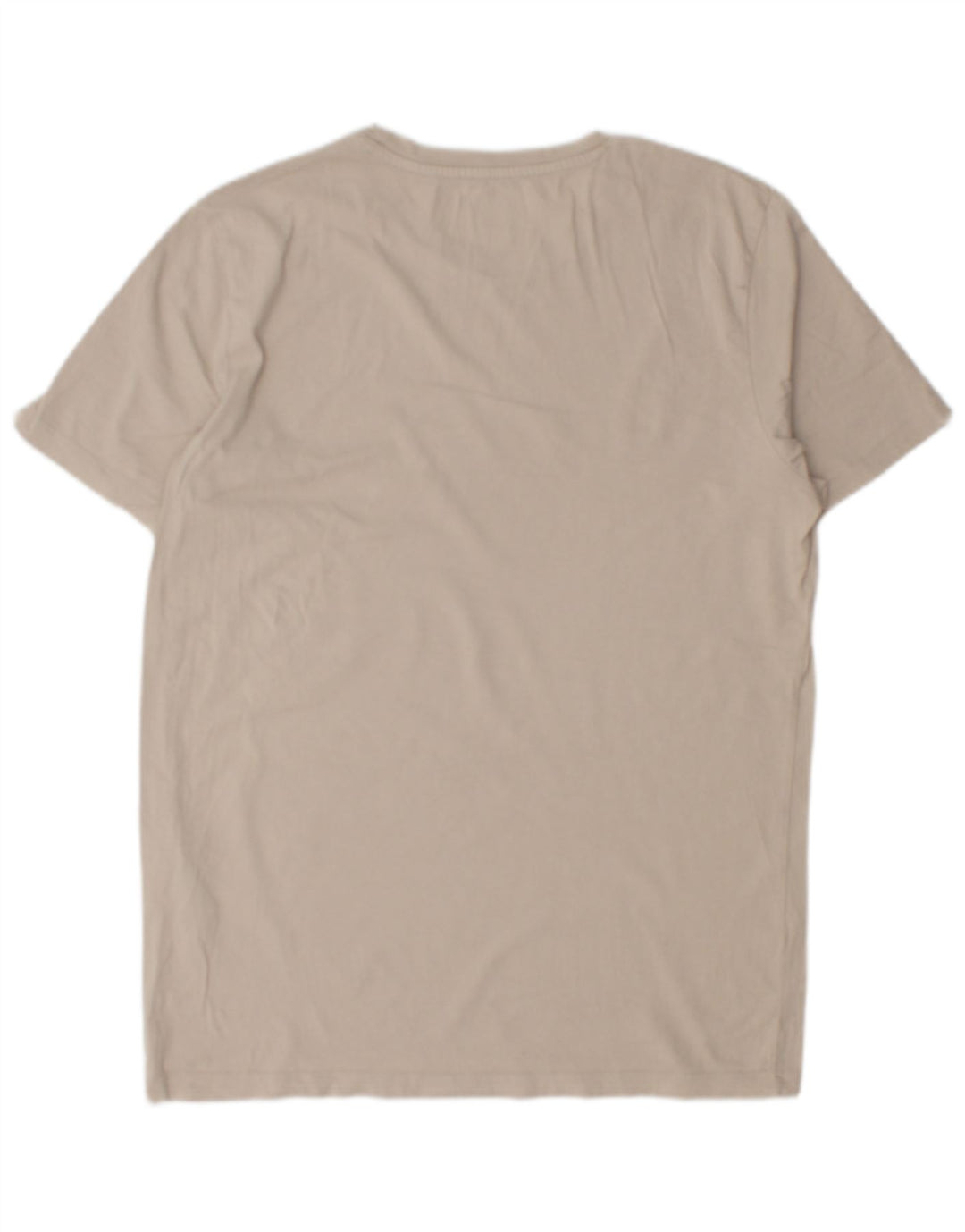 Camiseta masculina JACK & JONES algodão bege médio