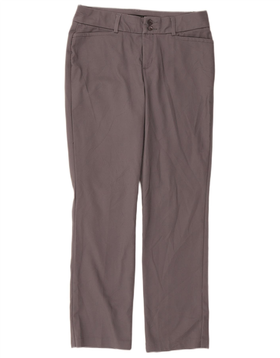LEE Calça feminina casual de cintura média e ajuste regular US 8 Médio W30 L30 cinza