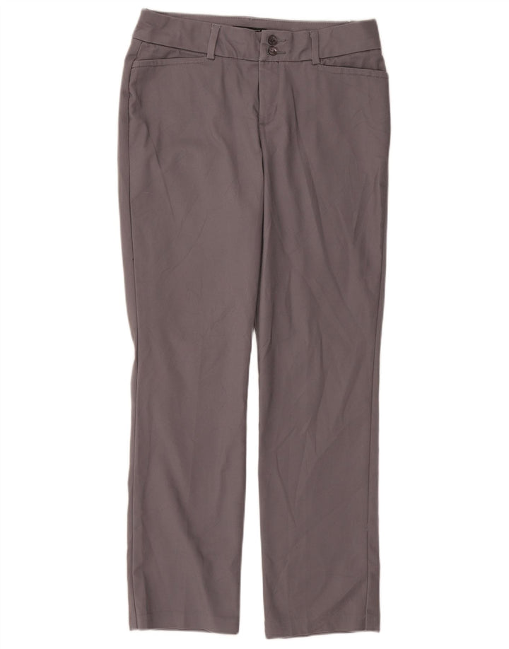 LEE Calça feminina casual de cintura média e ajuste regular US 8 Médio W30 L30 cinza