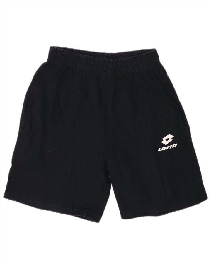 LOTTO Mens Sport Shorts Médio Azul Marinho Algodão