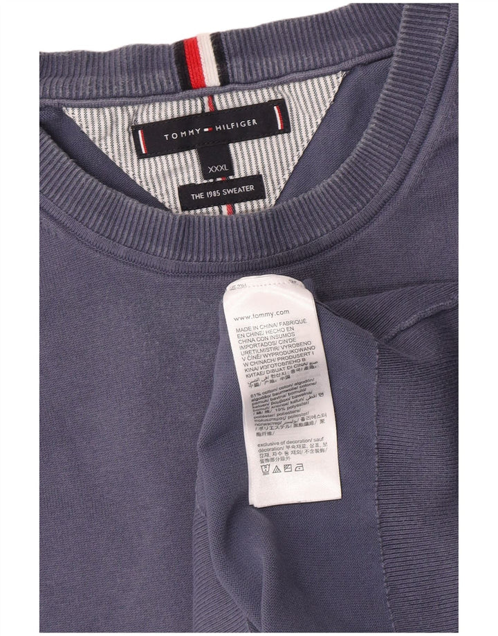 Tommy Hilfiger moletom masculino jumper 3XL algodão azul