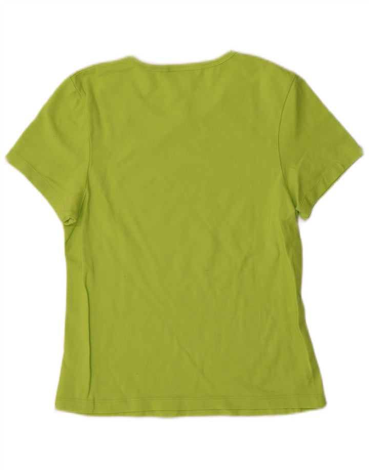 Camiseta feminina Champion UK 14 grande poliéster verde