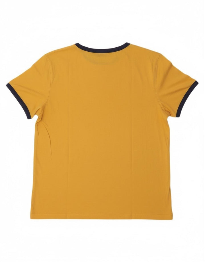 Camiseta gráfica masculina Lotto Top XL amarelo