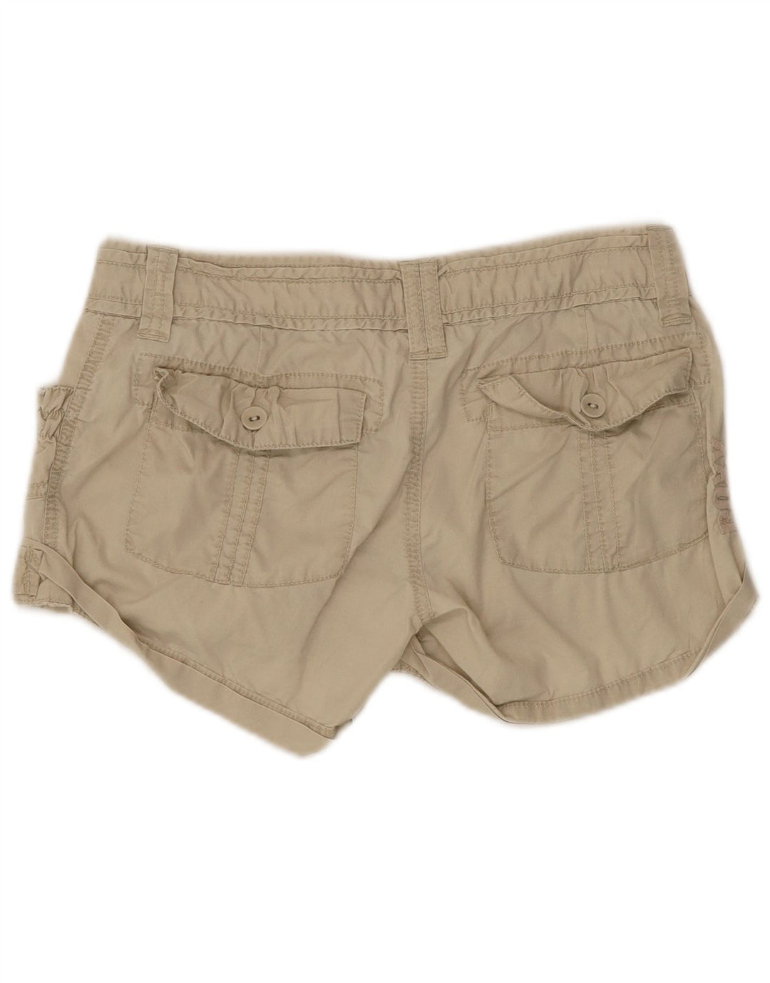 Calça quente feminina Roxy UK 8 pequena W32 algodão bege