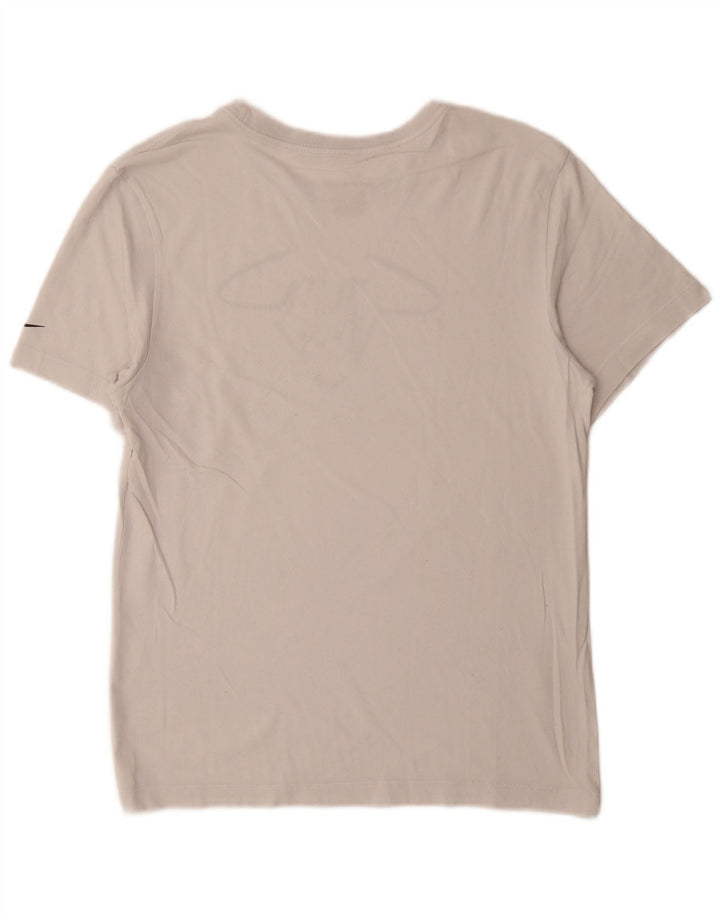 Camiseta Nike Masculina Dri Fit Graphic Top Pequeno Branco