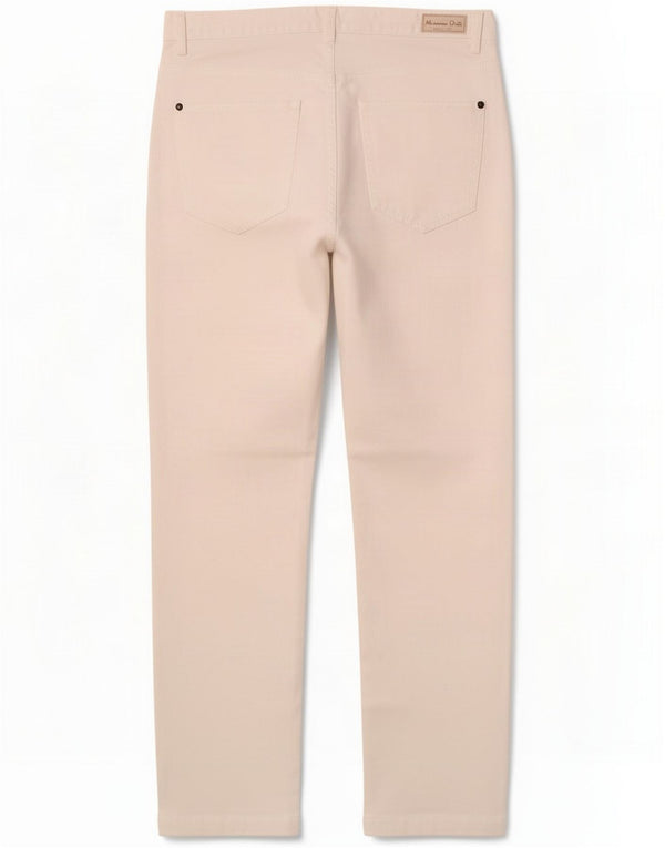 Massimo Dutti Mens Slim Jeans EU 44 Grande W34 L29 Algodão Branco