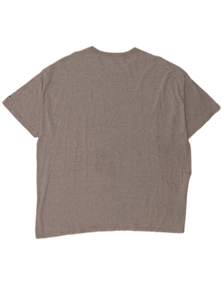 Camiseta masculina Russell Athletic Baylor Bears com estampa gráfica 3XL algodão cinza