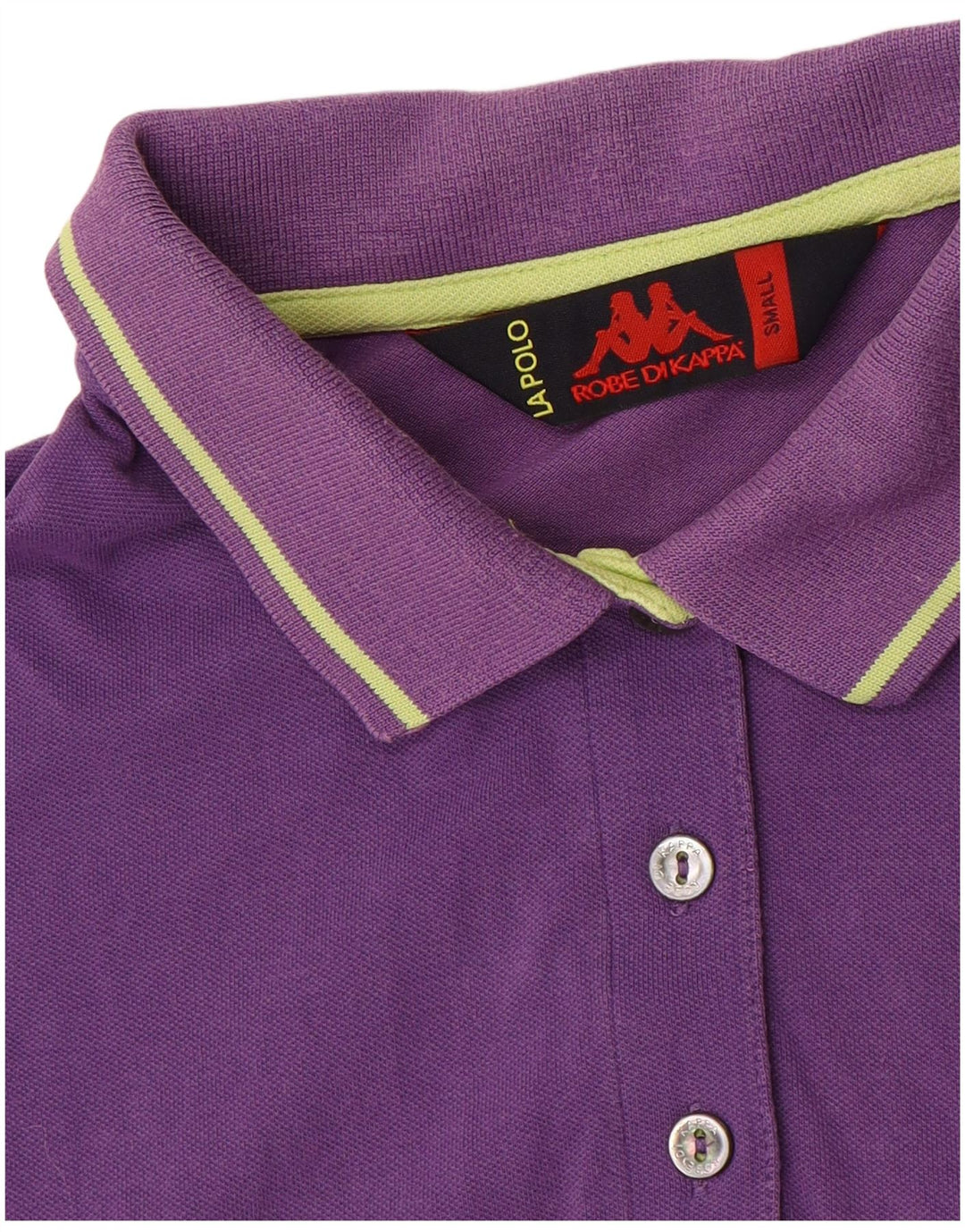 Camisa polo feminina Kappa UK 10 pequena roxa