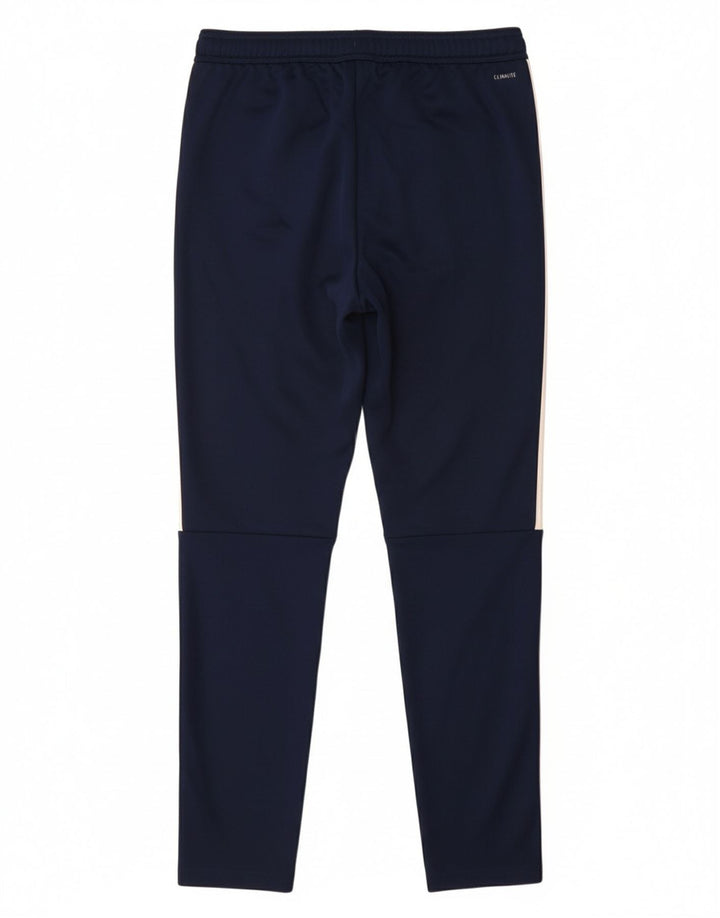 Calças de treino ADIDAS Menino Climalite 13-14 anos azul marinho poliéster