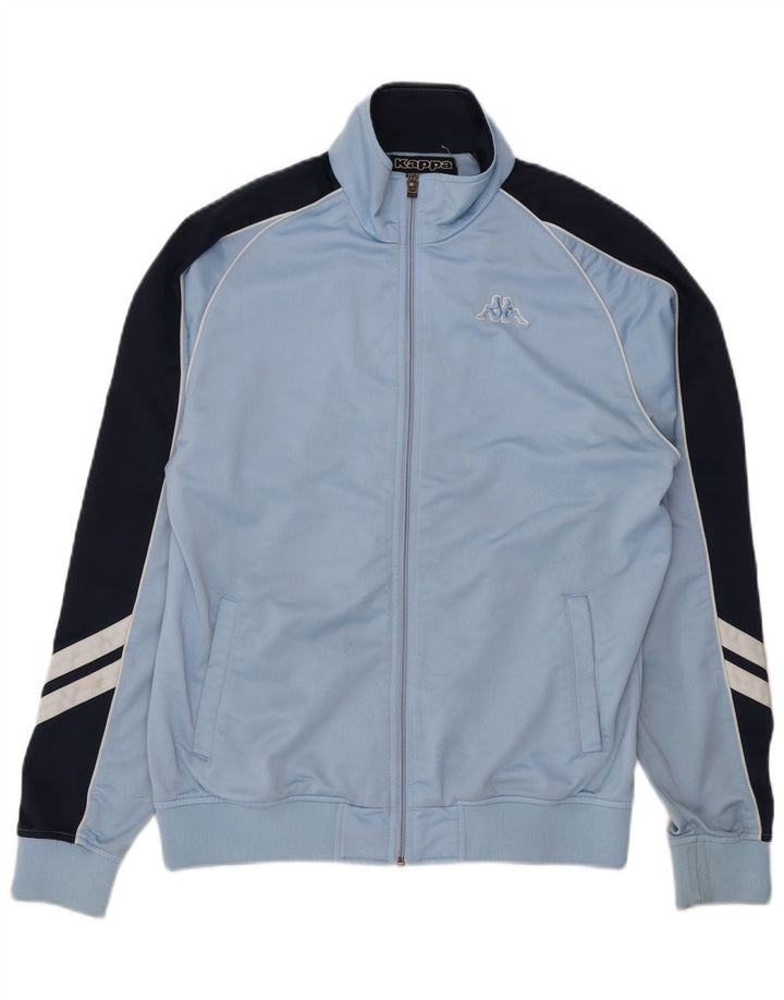 Jaqueta feminina Kappa UK 16 grande colorblock azul poliéster