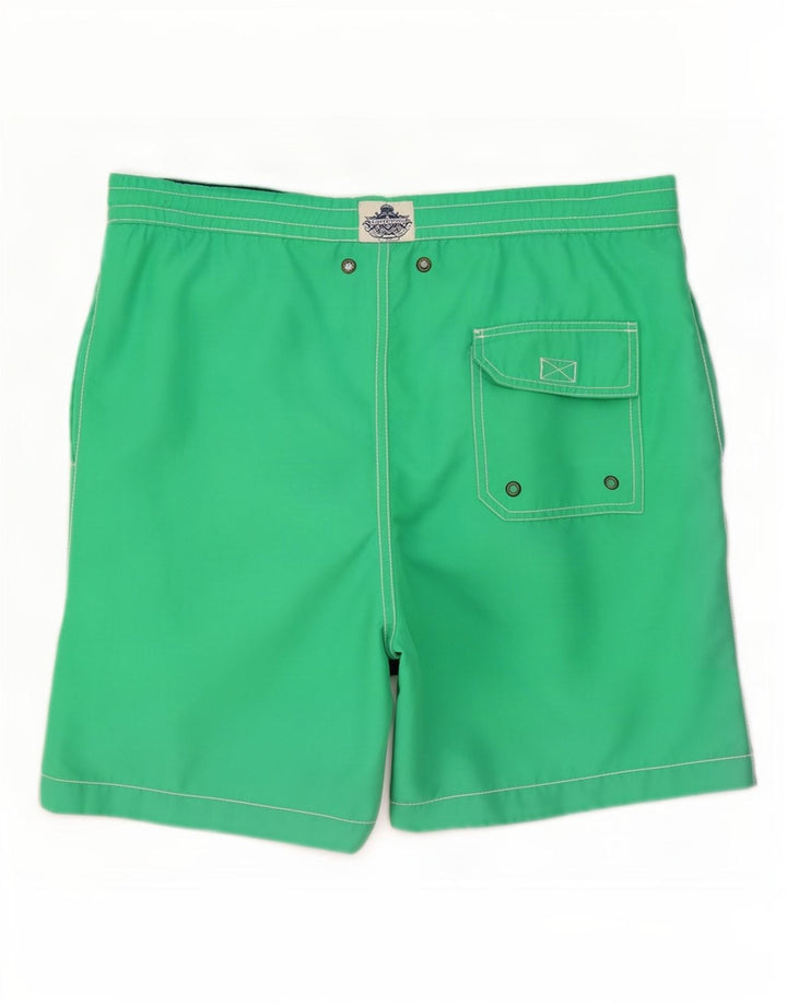 Shorts de natação masculino Pierre Cardin poliéster verde médio