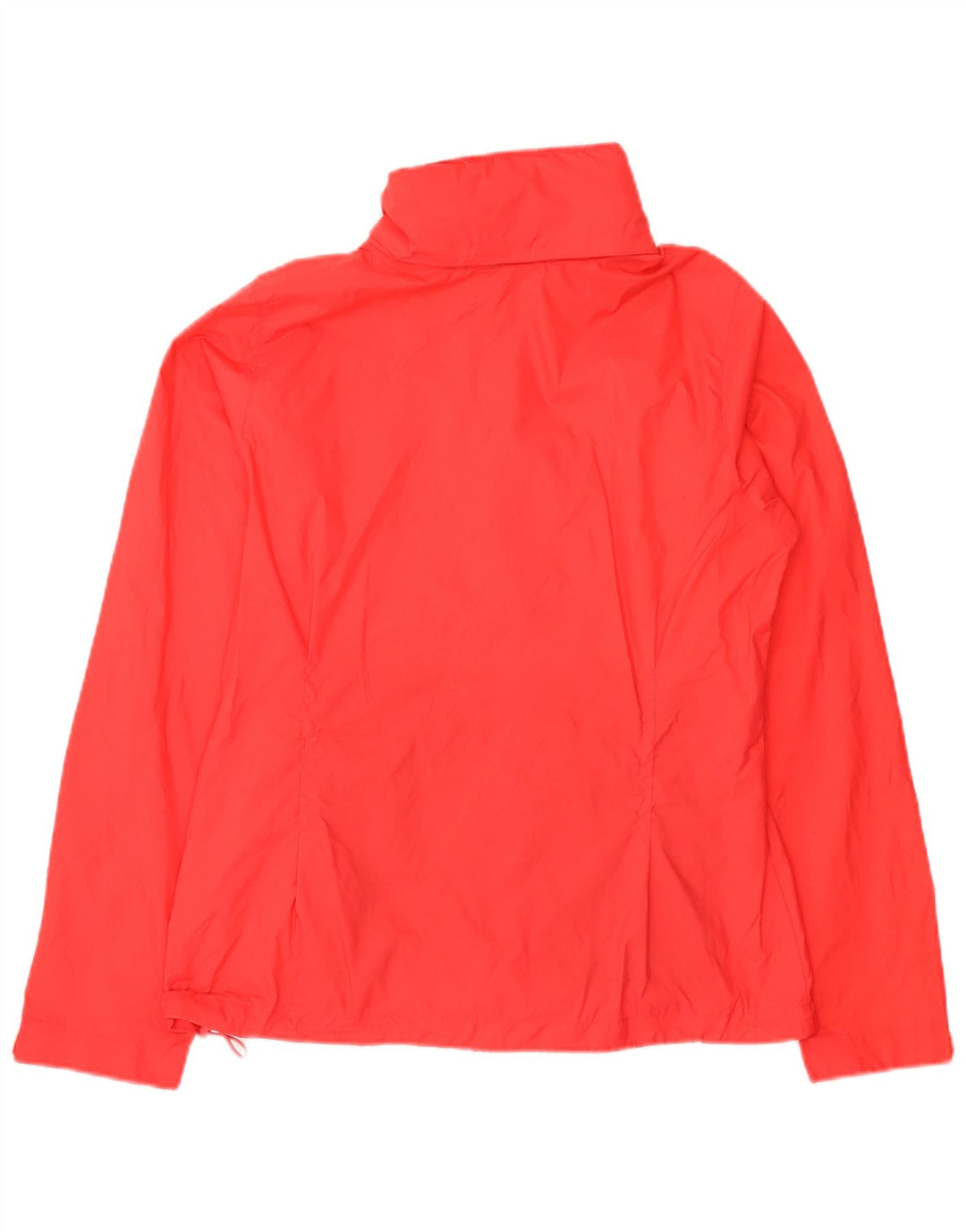 Jaqueta de chuva feminina Columbia UK 14 nylon vermelho médio