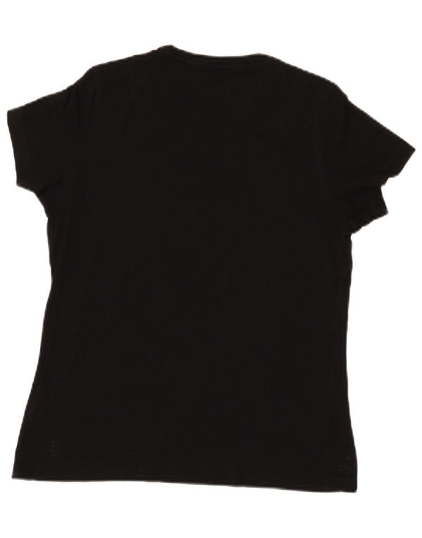 Puma Camiseta Feminina Graphic Top UK 14 Médio Preto