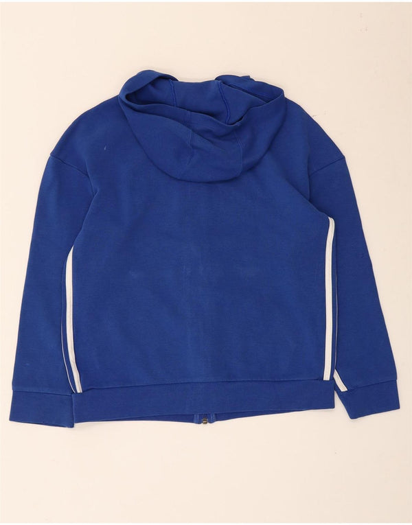 Suéter Adidas Boys Zip com capuz 13-14 anos azul