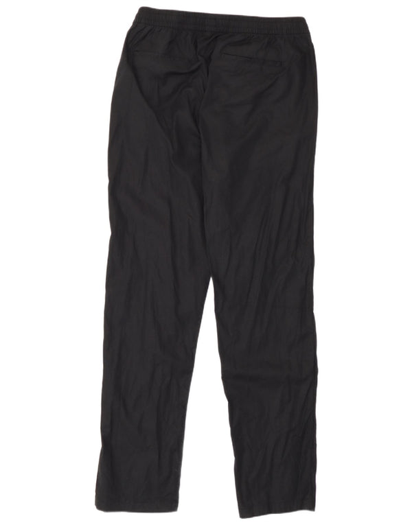 Calça chino reta masculina Marks & Spencer média W33 L31 linho preto