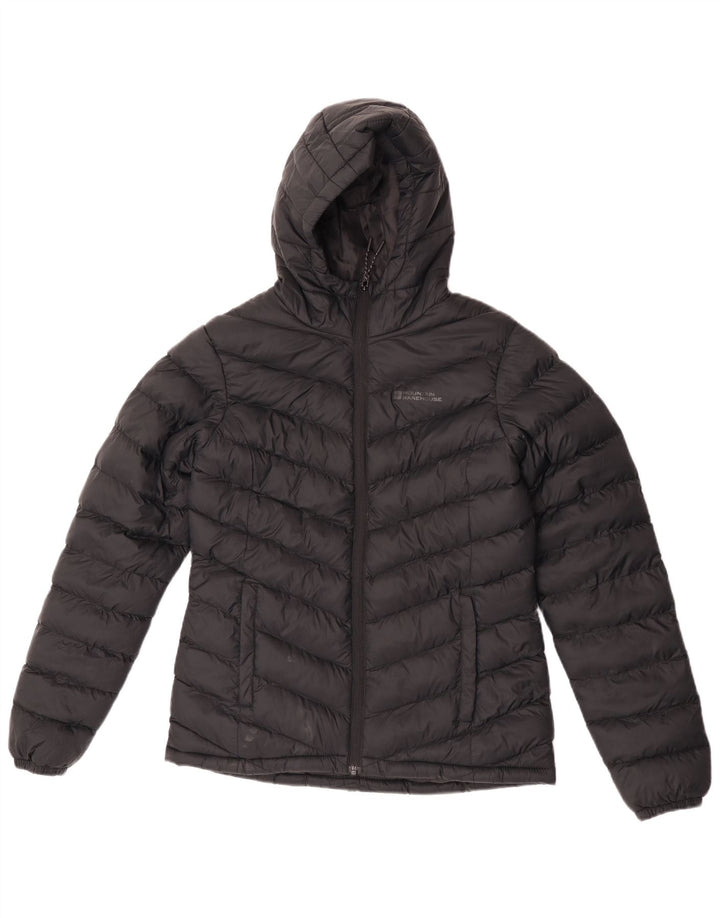 Jaqueta acolchoada com capuz feminina Mountain Warehouse UK 6 XS poliéster preto