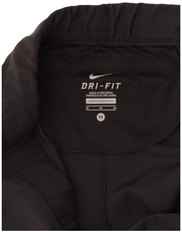 Leggings Nike Dri Fit Graphic Femininas UK 12 Médias Pretas