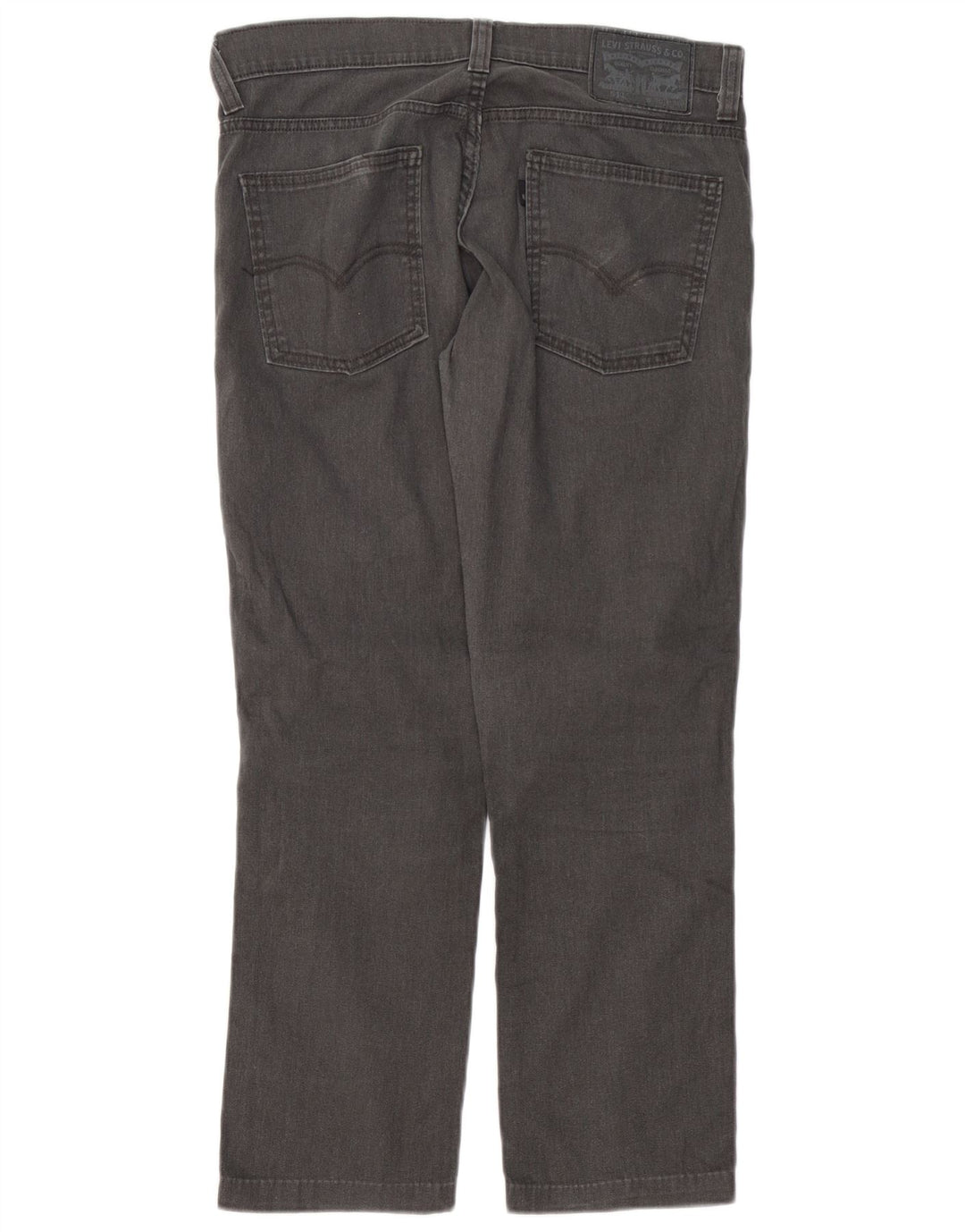 Levi's Mens Slim Jeans W30 L27 Cinza Algodão