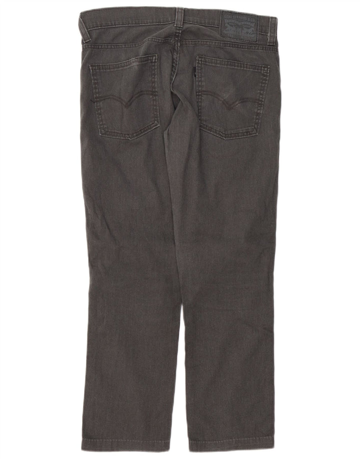 Levi's Mens Slim Jeans W30 L27 Cinza Algodão