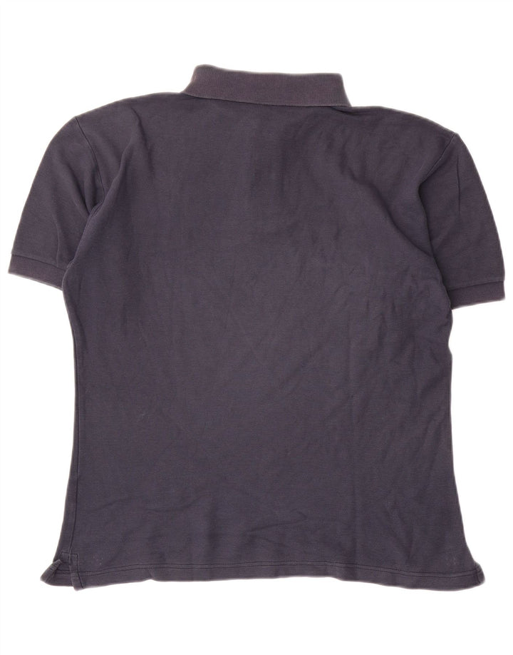 Camisa polo masculina Fila IT 46 pequena algodão azul marinho