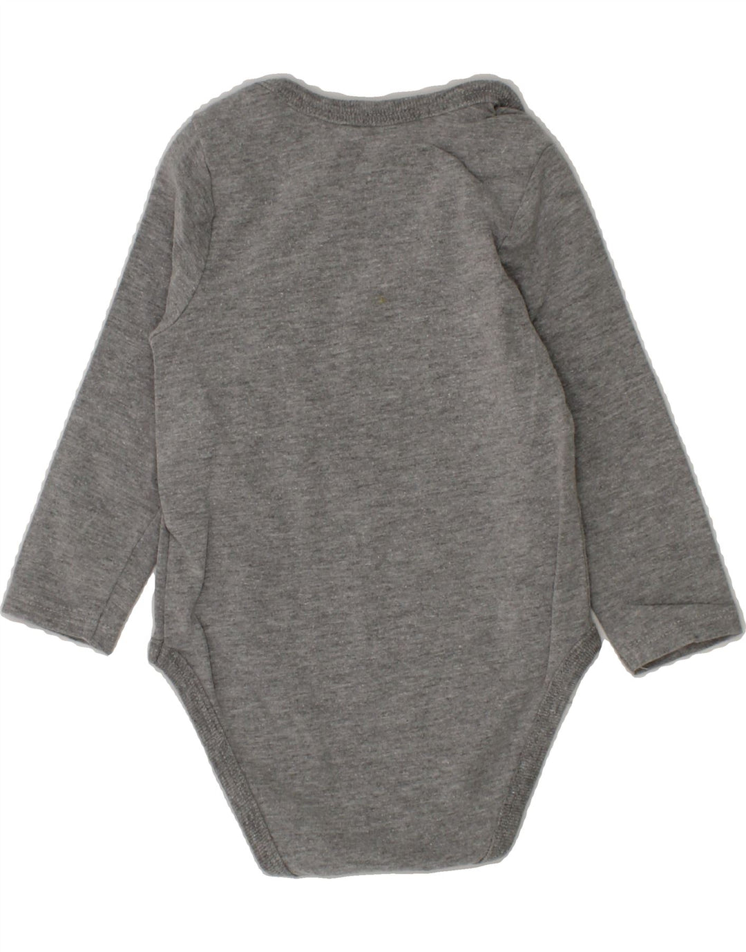 GUESS Baby Boys Graphic Long Sleeve Bodysuit 3-6 Months Grey Cotton Vintage Guess and Second-Hand Guess from Messina Hembry 