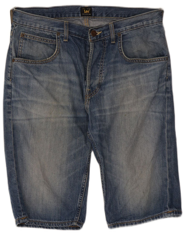 Shorts jeans masculino Lee W31 algodão azul médio