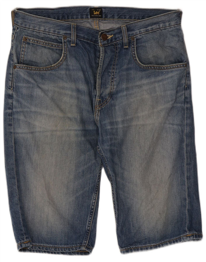 Shorts jeans masculino Lee W31 algodão azul médio
