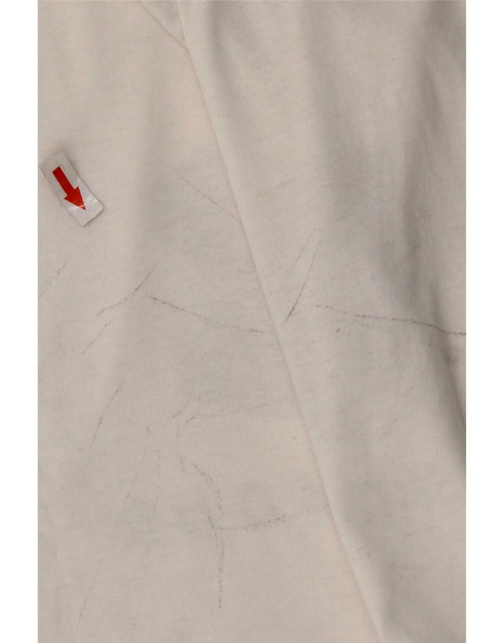 Camiseta gráfica masculina Under Armour Top médio branco
