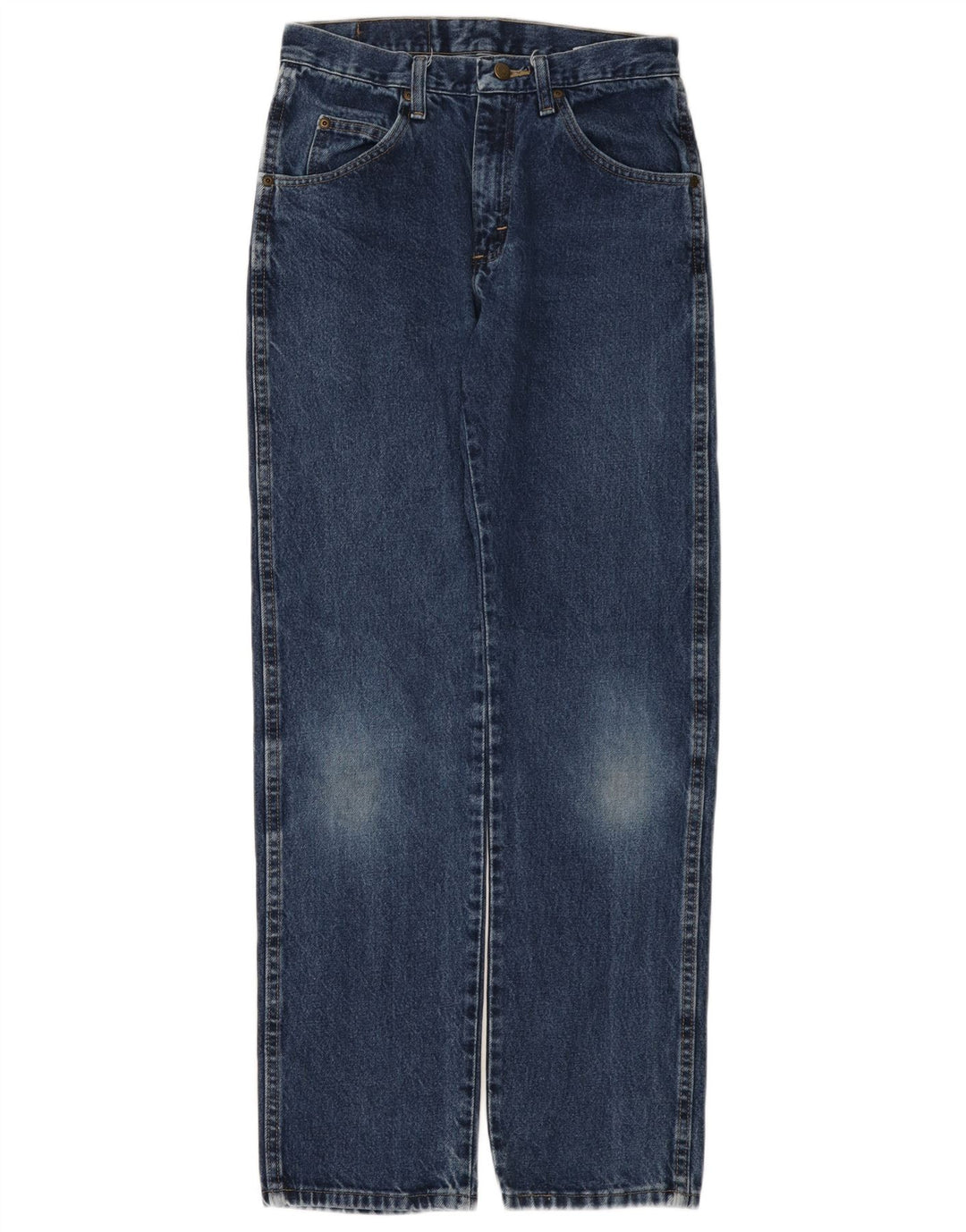 Wrangler masculino regular fit jeans reto W29 L32 algodão azul