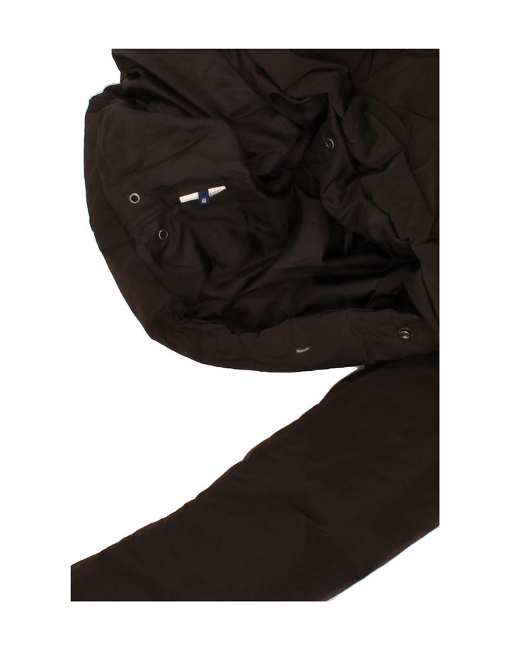 TRUSSARDI JEANS Womens Padded Coat IT 46 Large Brown Polyester Vintage Trussardi Jeans and Second-Hand Trussardi Jeans from Messina Hembry 