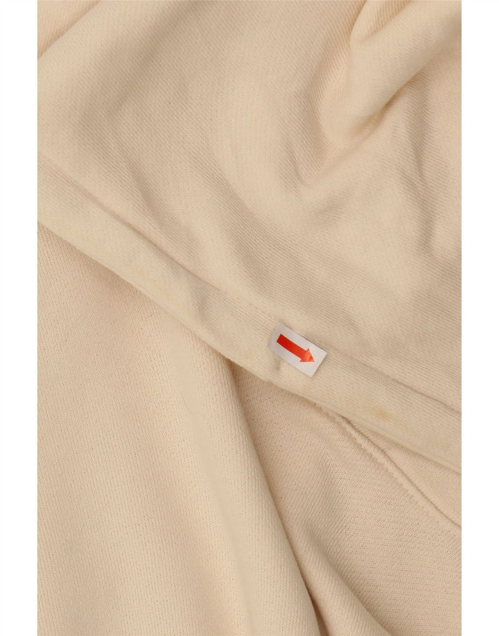 Suéter feminino com capuz grande REEBOK Reino Unido 16 grande algodão branco