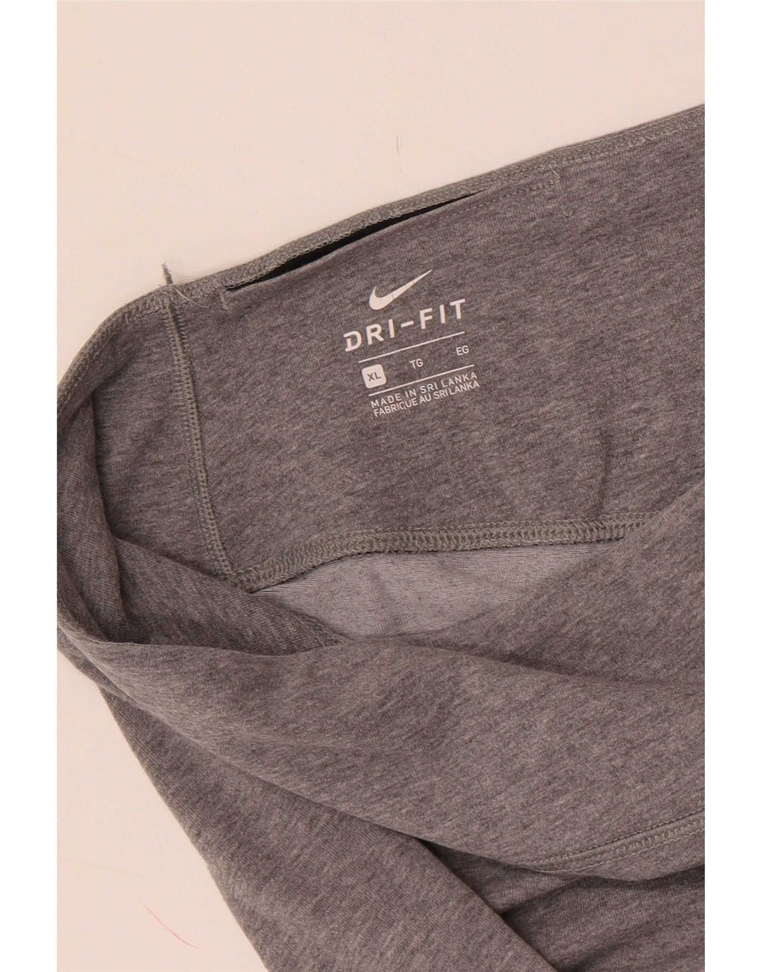 Leggings Nike Dri Fit Graphic para mulher UK 18 XL Cinzento