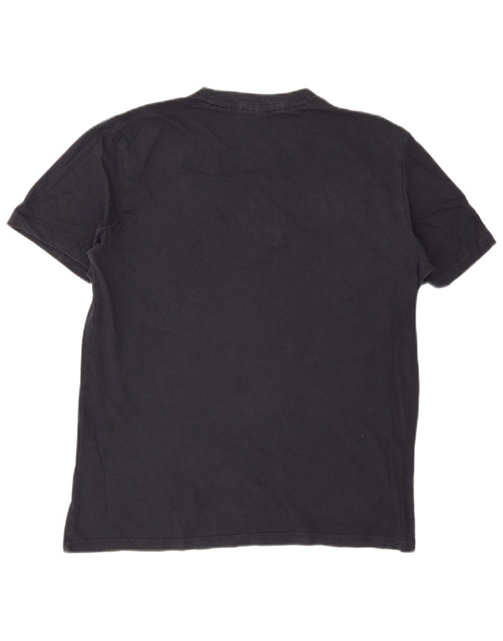 CAMPEÃO Camiseta Masculina Top Grande Algodão Azul Marinho