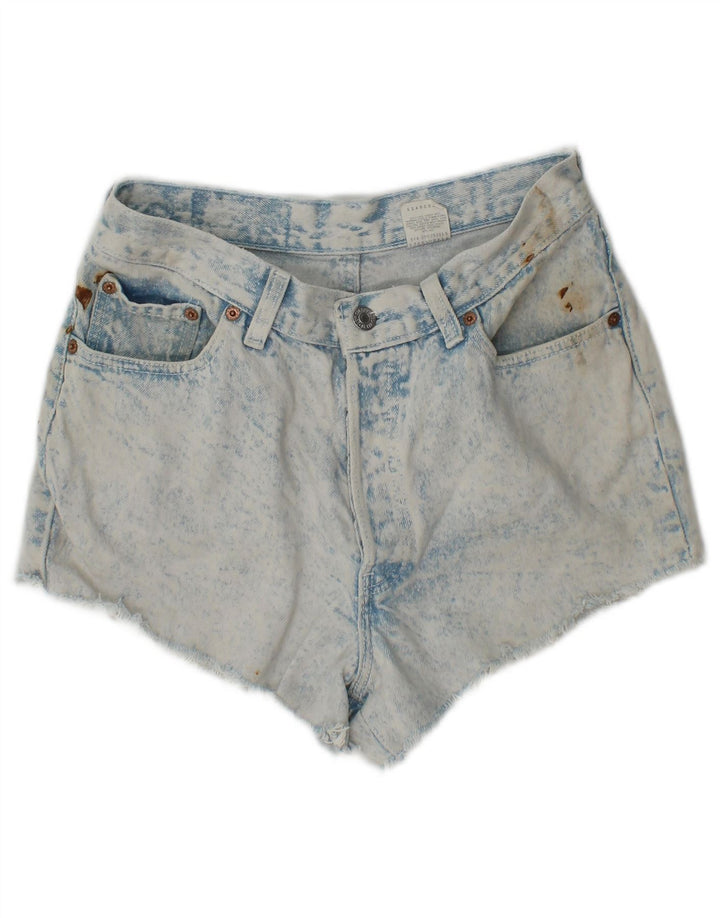 Shorts jeans feminino LEVI'S US 11 grande W28 algodão azul