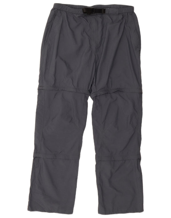 Calça feminina Rohan reta para caminhada média W30 L27 cinza poliamida