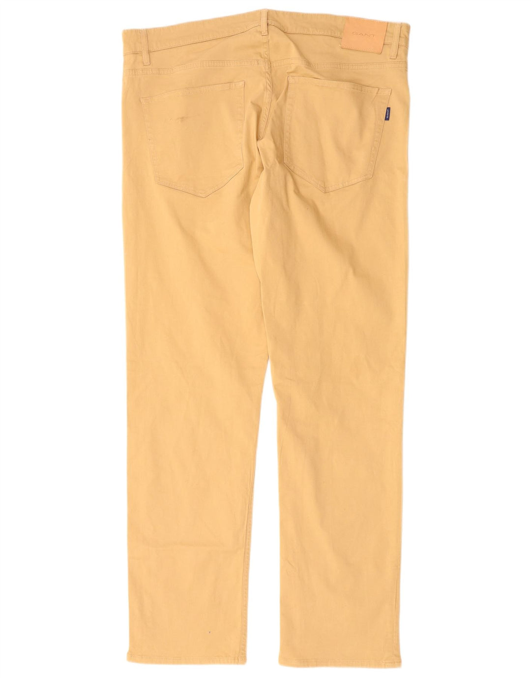 Gant Mens Slim Calça Casual W38 L31 Algodão Marrom