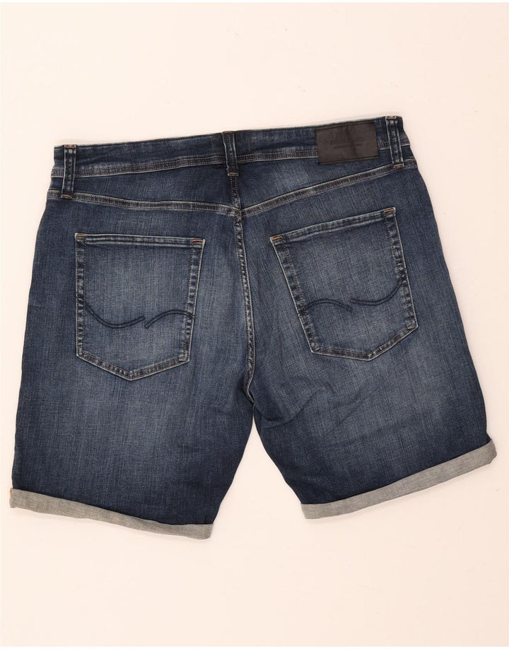 Shorts jeans masculino JACK & JONES 2XL W42 algodão azul
