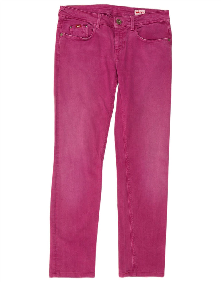 GAS Jeans Reta Meninas 15-16 Anos W32 L30 Roxo Algodão