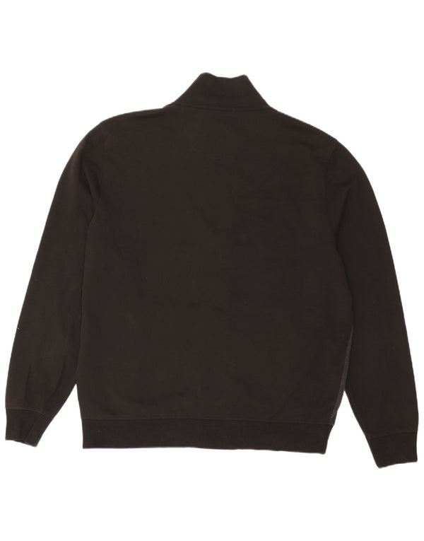 Pierre Cardin Jaqueta masculina de agasalho 2XL cinza colorblock algodão