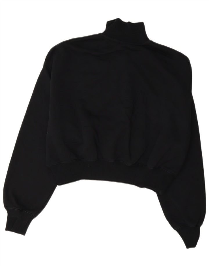 Moletom Nike feminino oversized com zíper e gola alta UK 10 pequeno preto