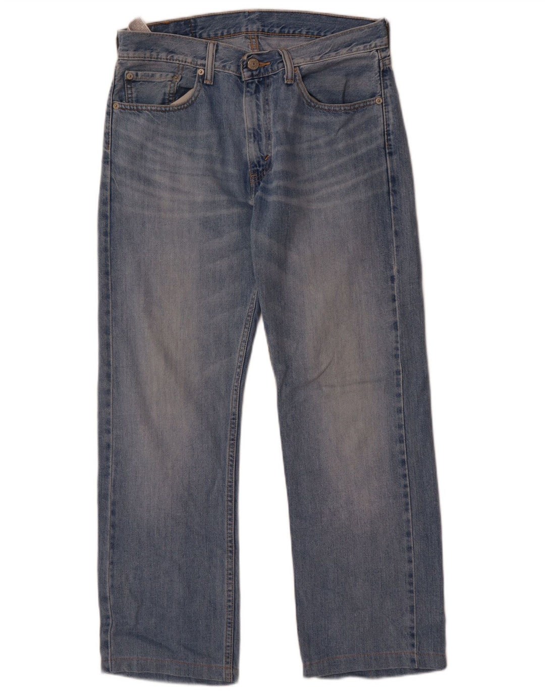 Levi's Masculino 505 Straight Jeans W30 L27 Azul Algodão