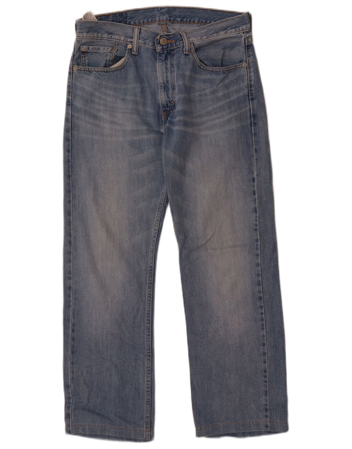 Levi's Masculino 505 Straight Jeans W30 L27 Azul Algodão