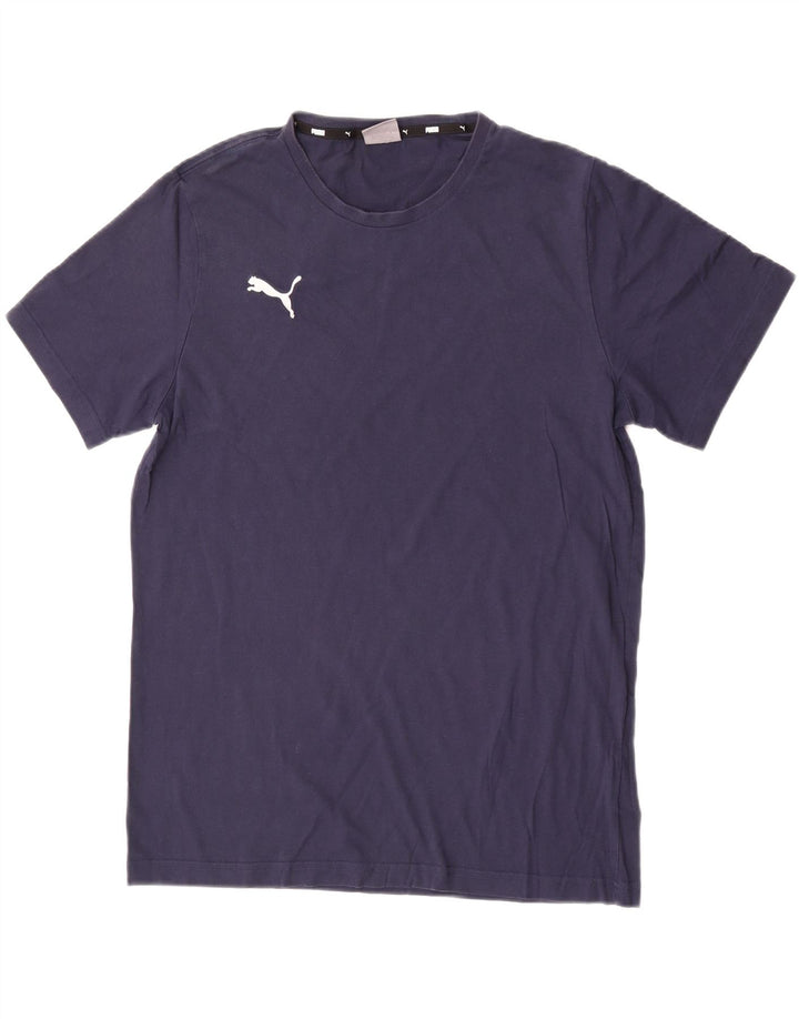 Camiseta masculina Puma grande algodão azul marinho