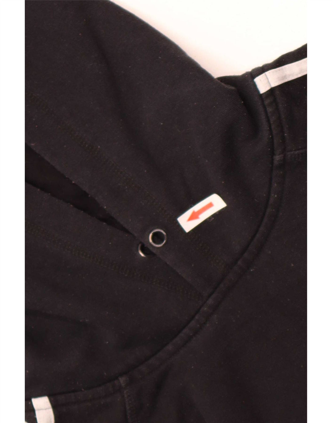 Adidas Mens Hoodie Jumper Pequeno Algodão Preto