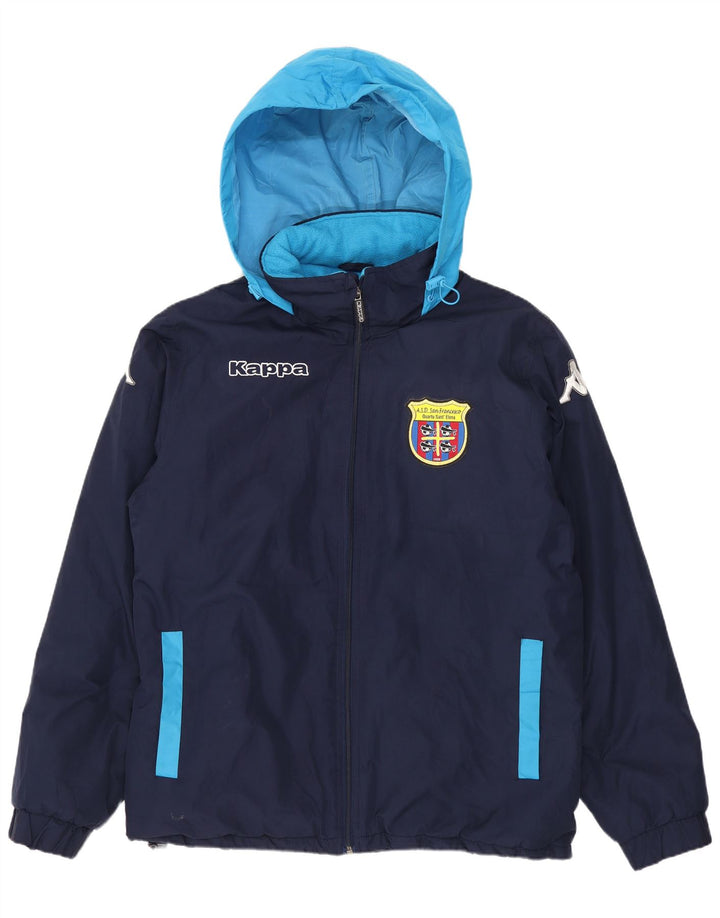 Jaqueta corta-vento masculina Kappa UK 38 médio azul marinho