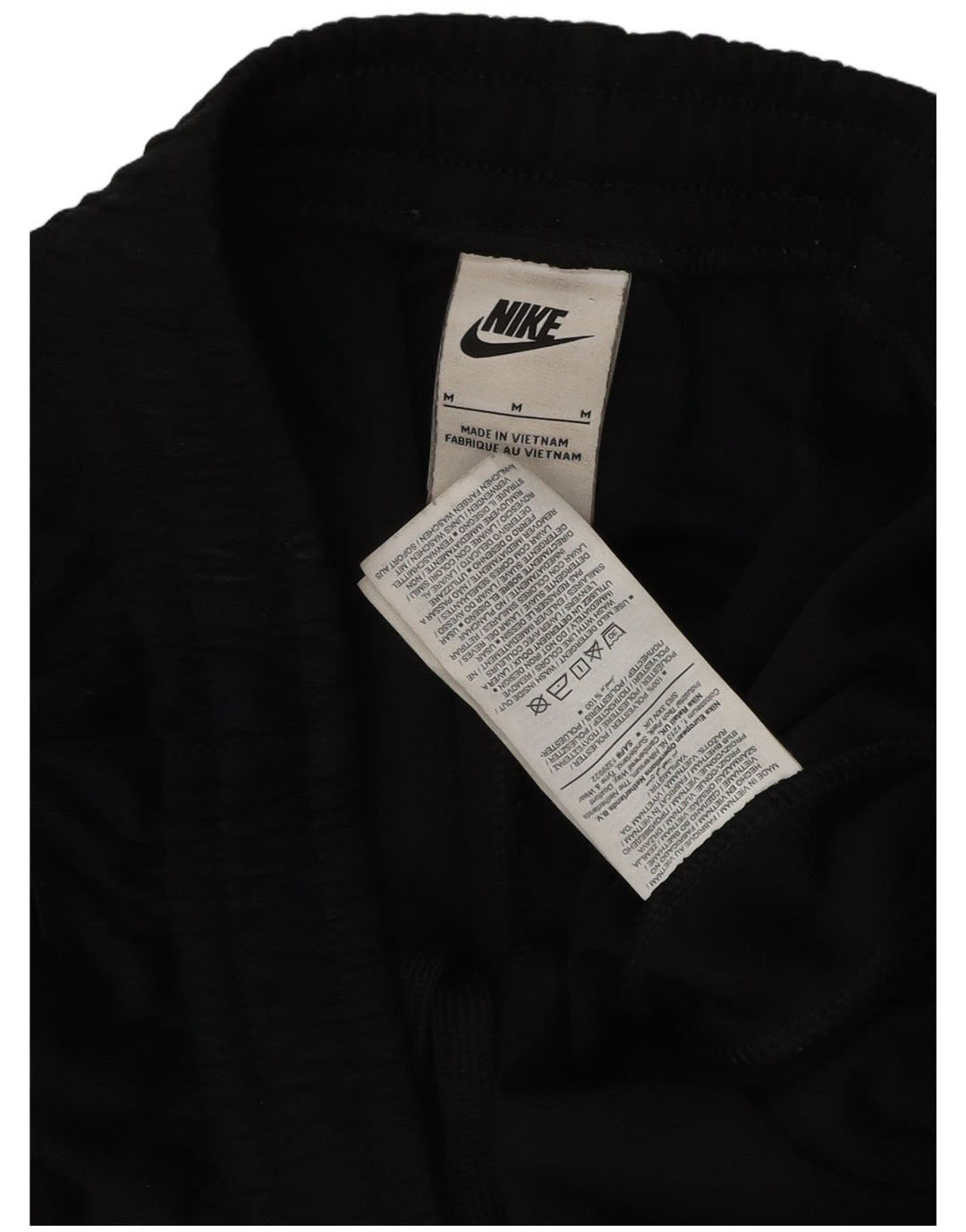 Nike Mens Graphic Calças de treino Joggers Médio Preto Poliéster