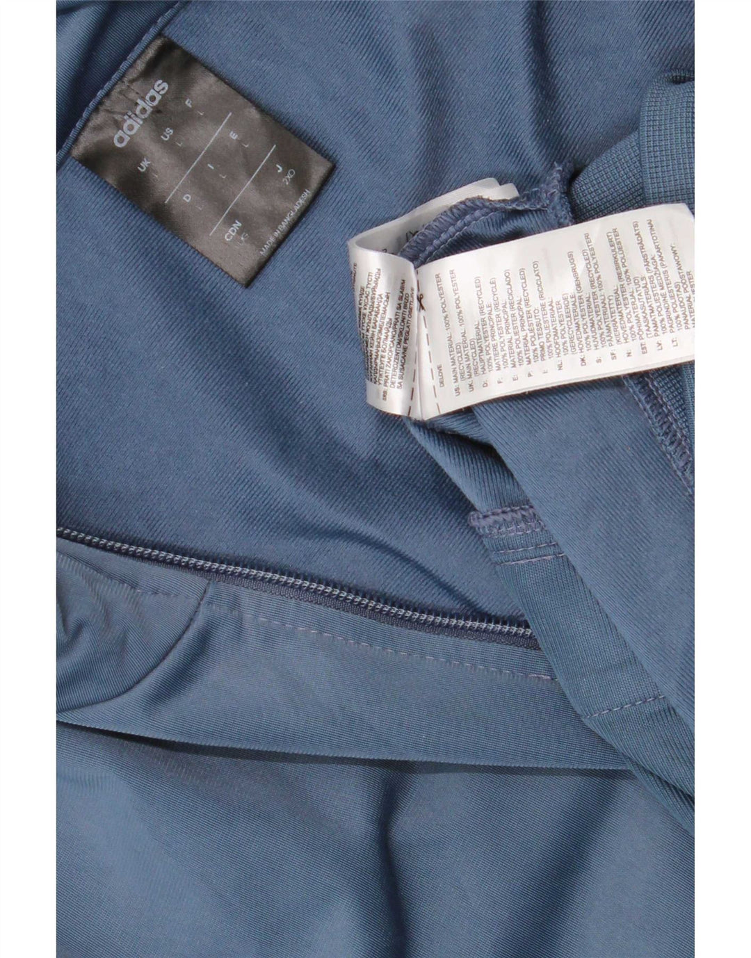 Adidas Mens Graphic Tracksuit Top Jacket Grande Azul Colorblock Poliéster